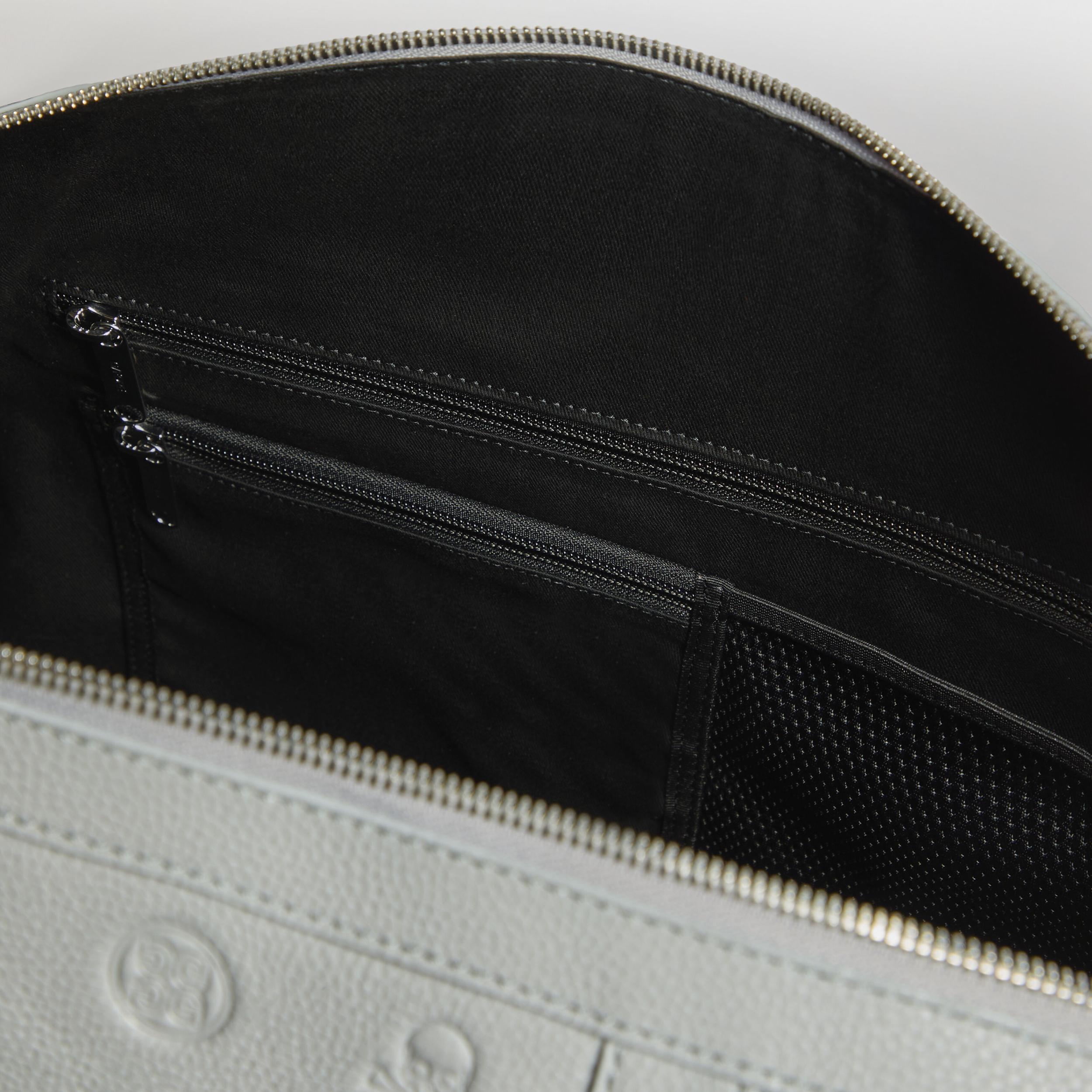 EMBOSSED SKULL & TEES LEATHER WEEKENDER Product Image