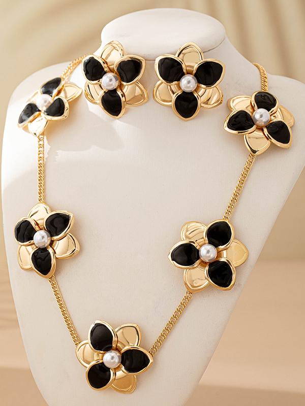 Flower Shape Earrings Accessories Necklaces Accessories Product Image
