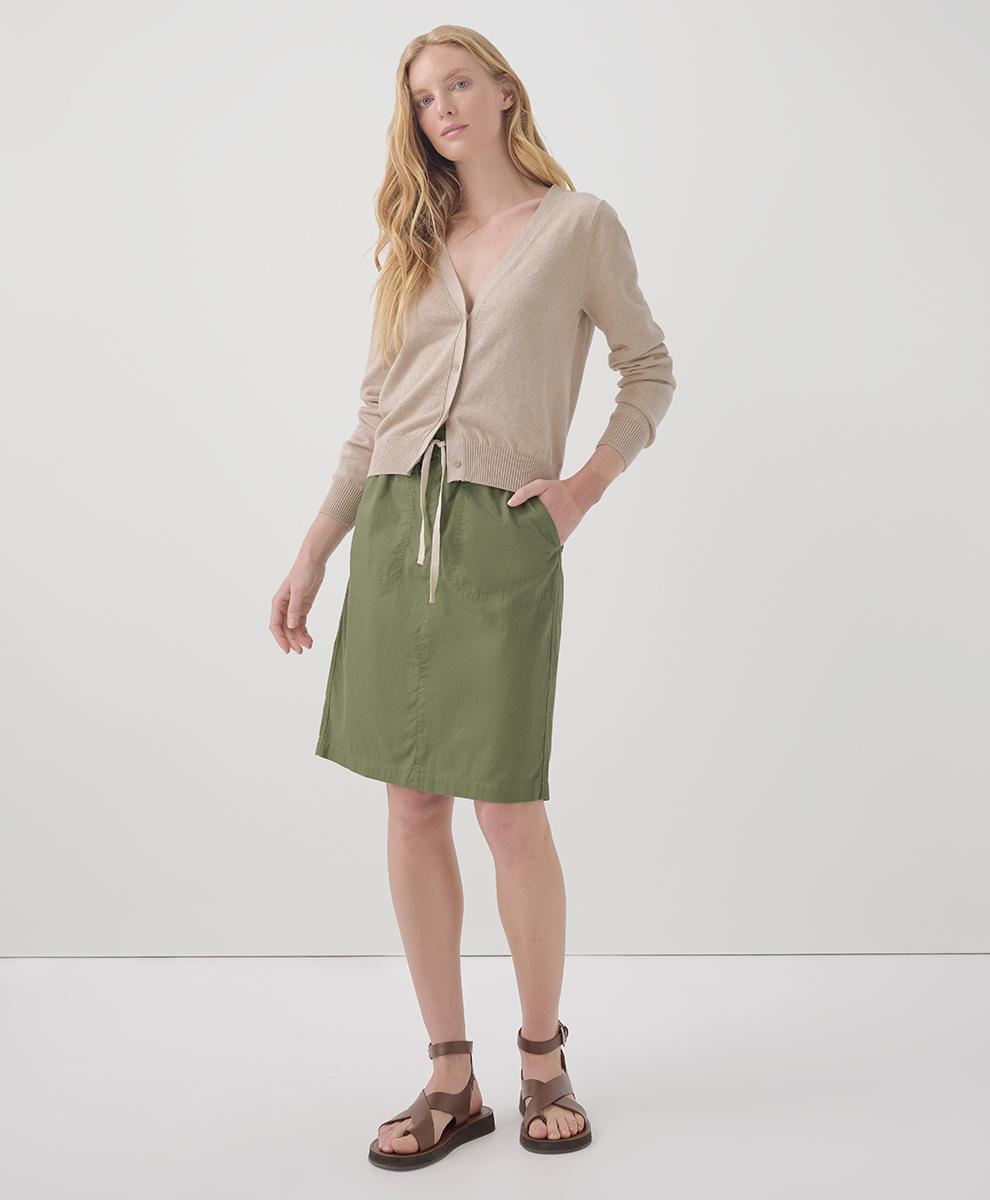 Womens Daily Twill Skirt M Product Image
