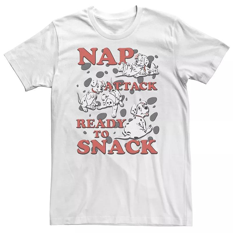 Big & Tall Disney 101 Dalmatians Nap Attack Ready To Snack Tee, Men's,  Product Image