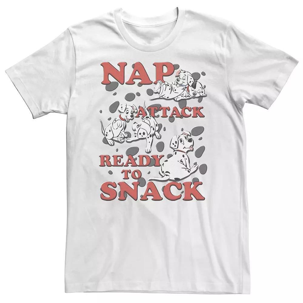 Big & Tall Disney 101 Dalmatians Nap Attack Ready To Snack Tee, Men's,  Product Image