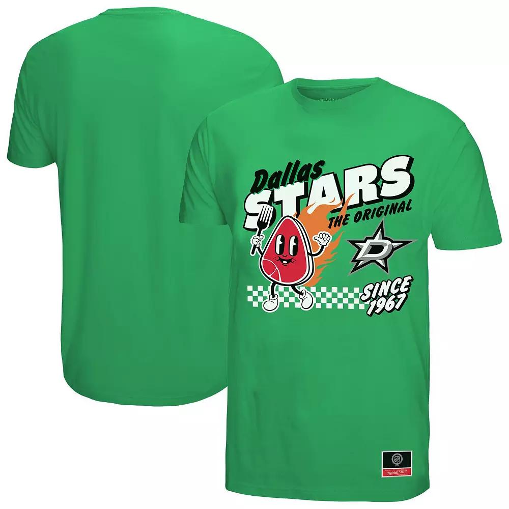 Men's Mitchell & Ness Kelly Green Dallas Stars Local Food T-Shirt,  Product Image