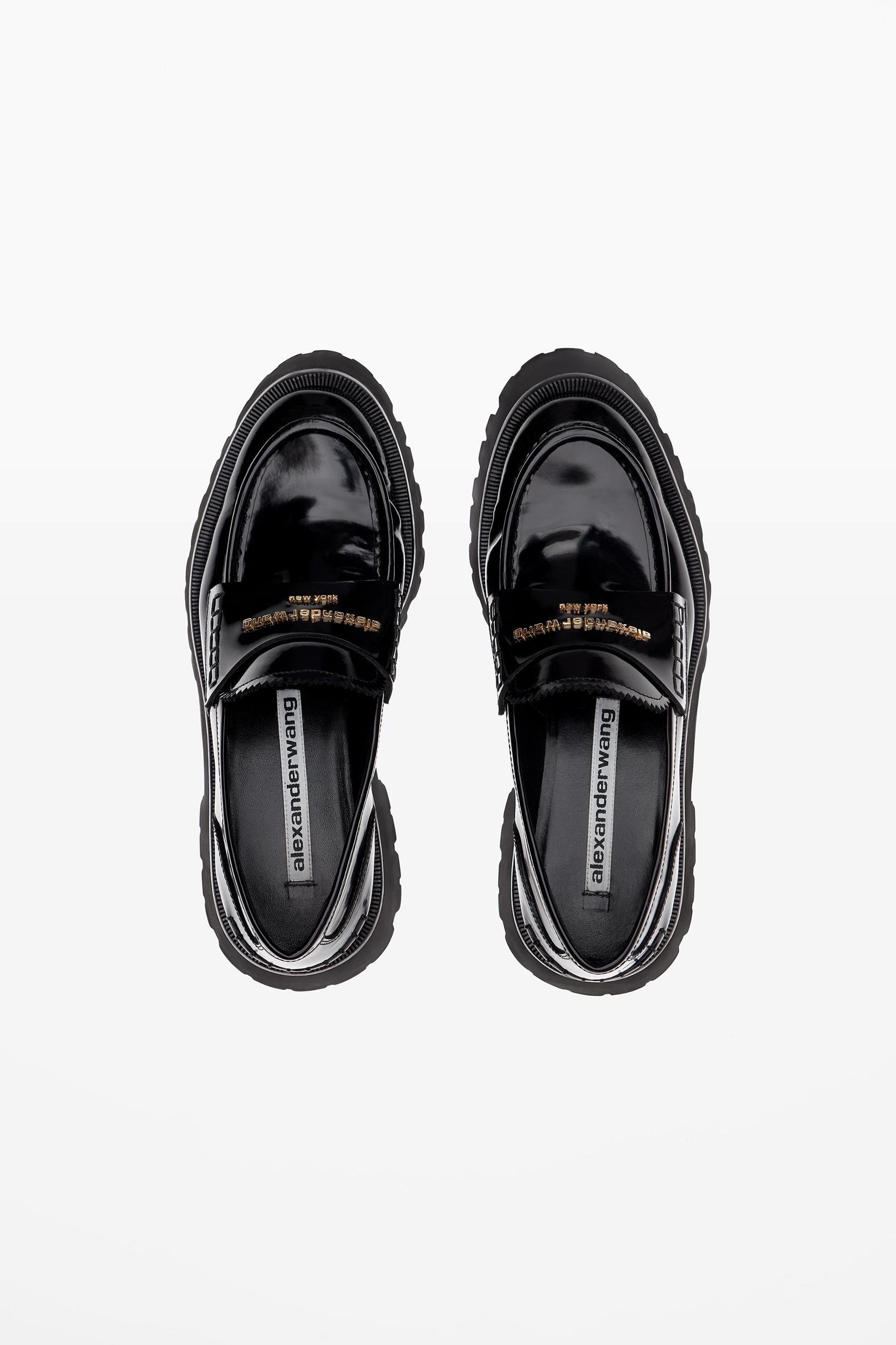 Carter Mid-heel Lug Loafer In Leather Product Image