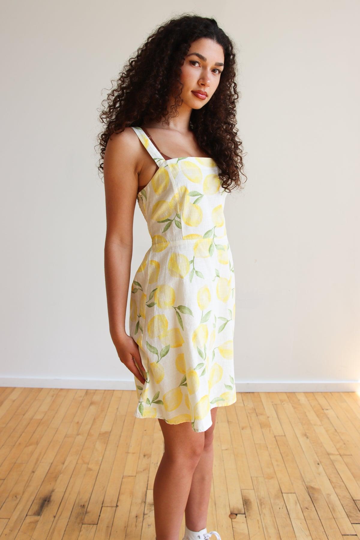 Lemon Mini Dress Product Image