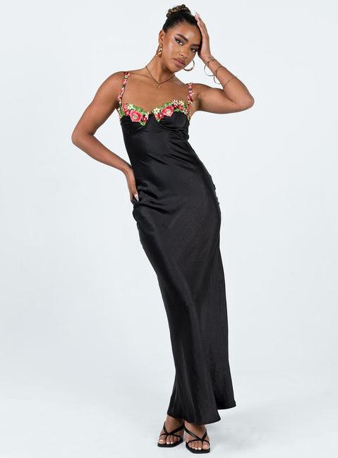 Kenzie Maxi Dress Black Product Image