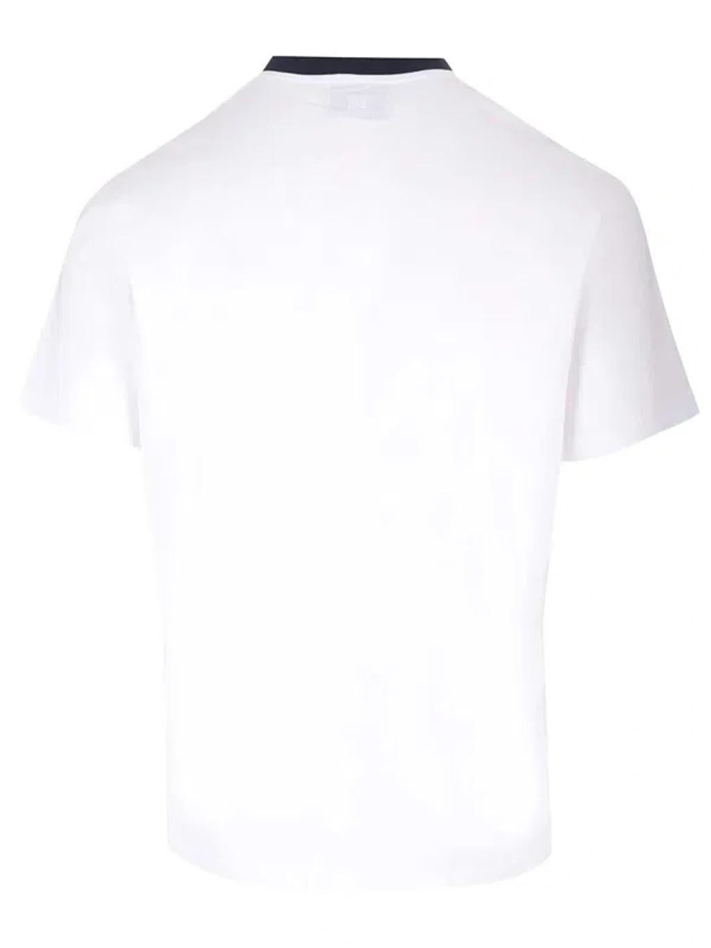 AMI ALEXANDRE MATTIUSSI Ami Paris Organic Cotton Logo Graphic T-shirt In White Product Image