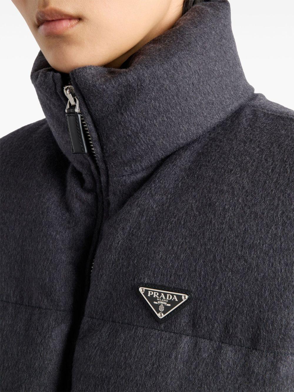 belted down-padded gilet  Product Image