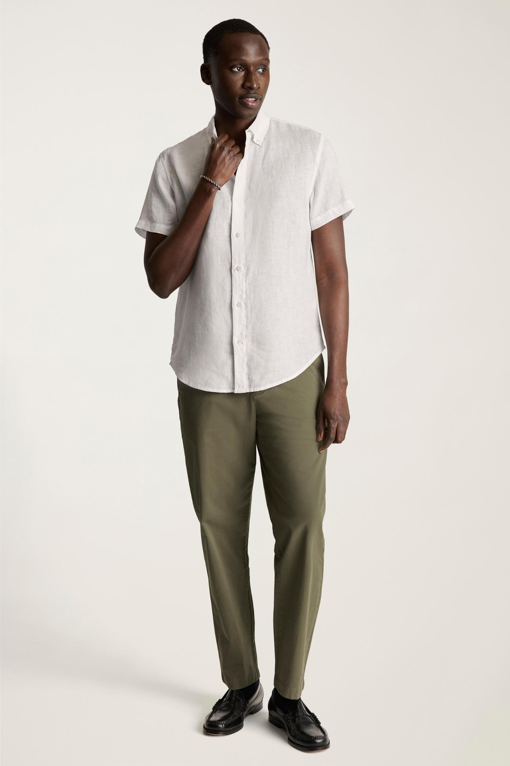 Riviera Linen Short Sleeve Shirt Product Image