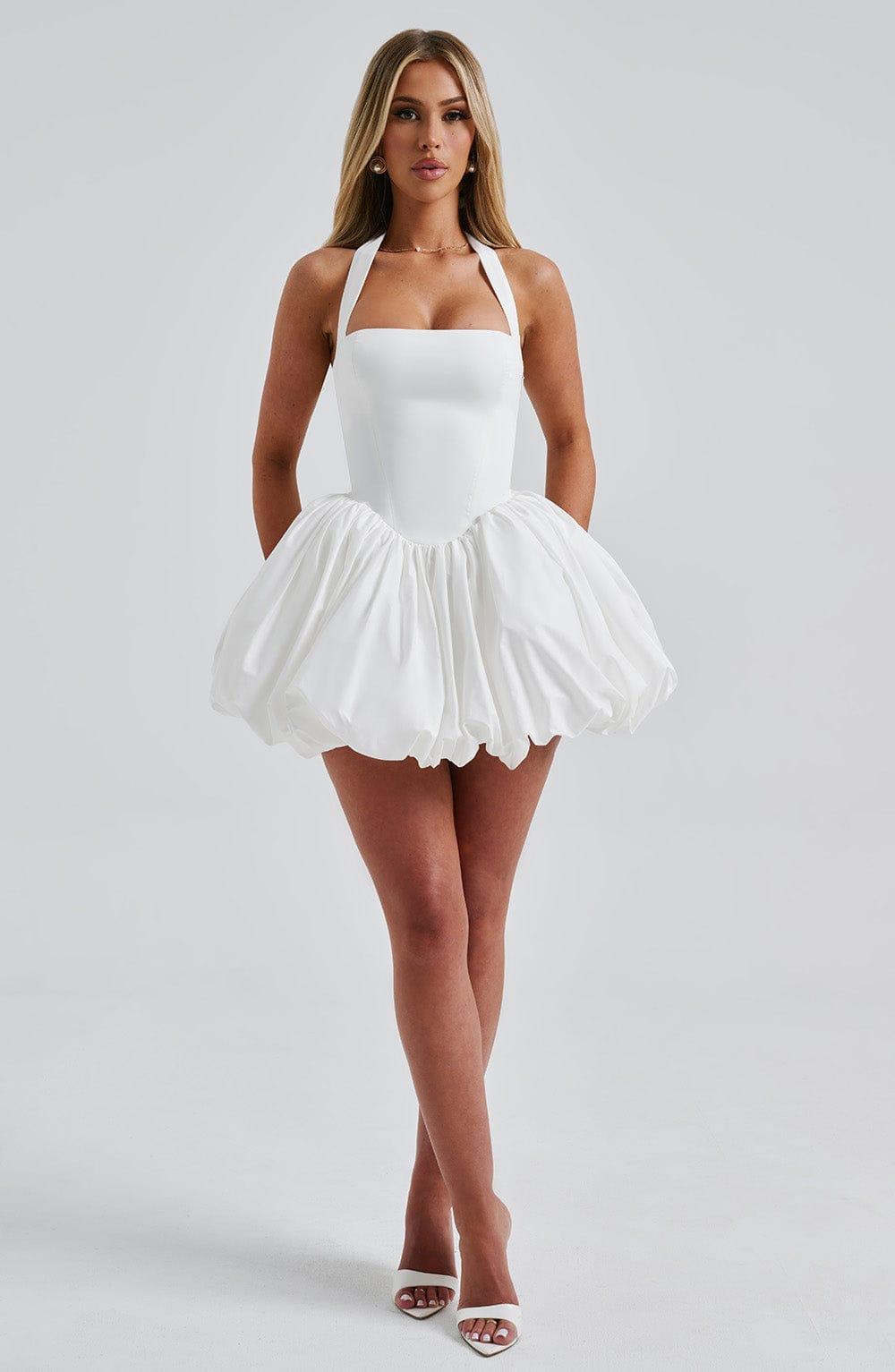 Maricia Mini Dress - Ivory Product Image
