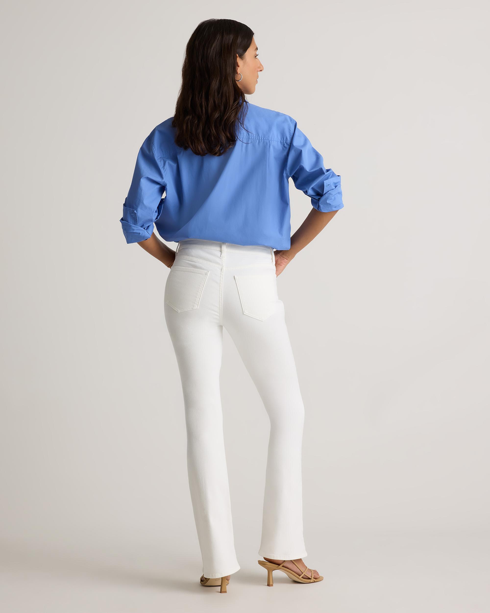 Quince | Women's Luna Stretch Flare Jeans Organic Cotton Product Image