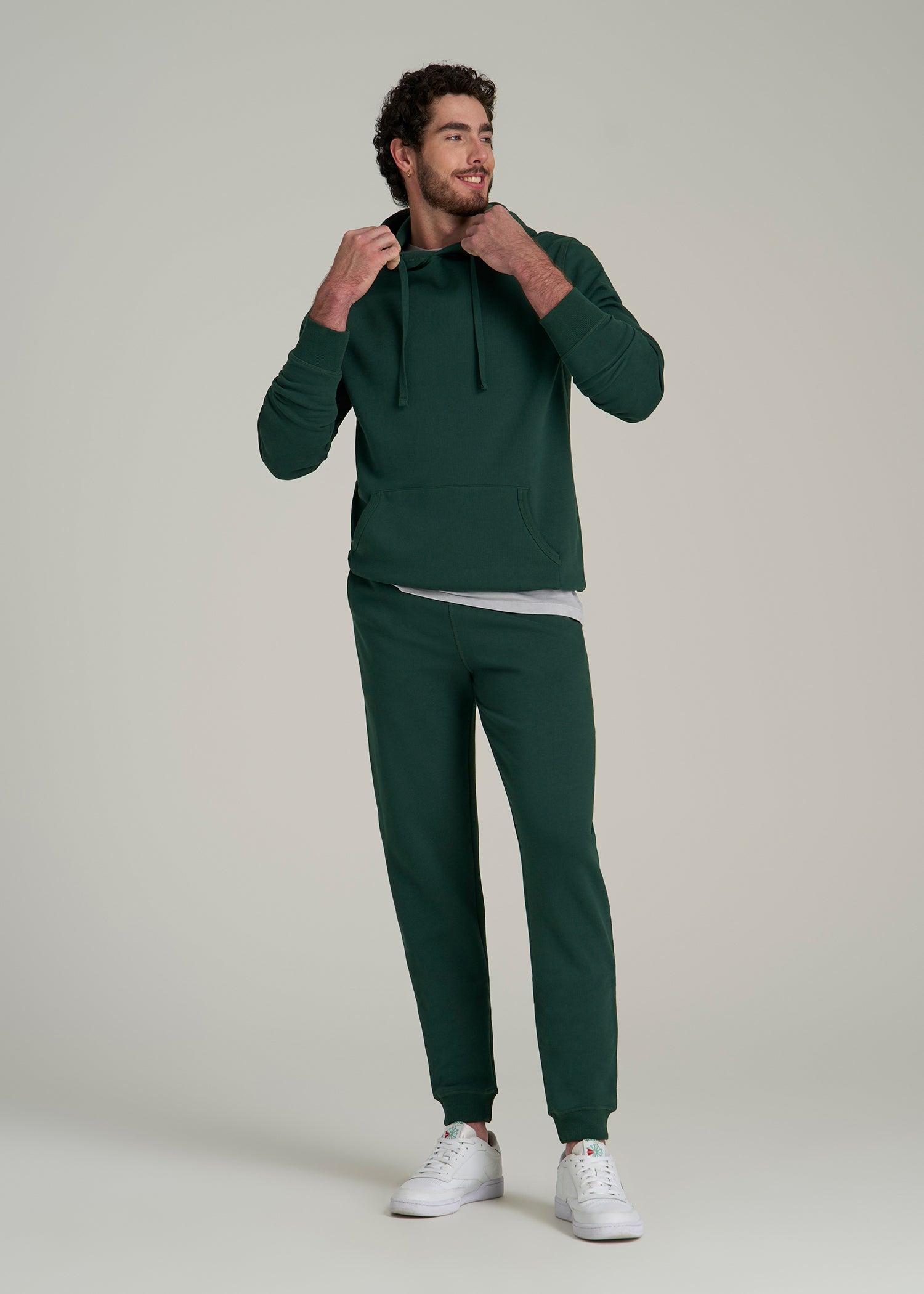 Wearever 2.0 Fleece Joggers for Tall Men in Rain Forest Product Image