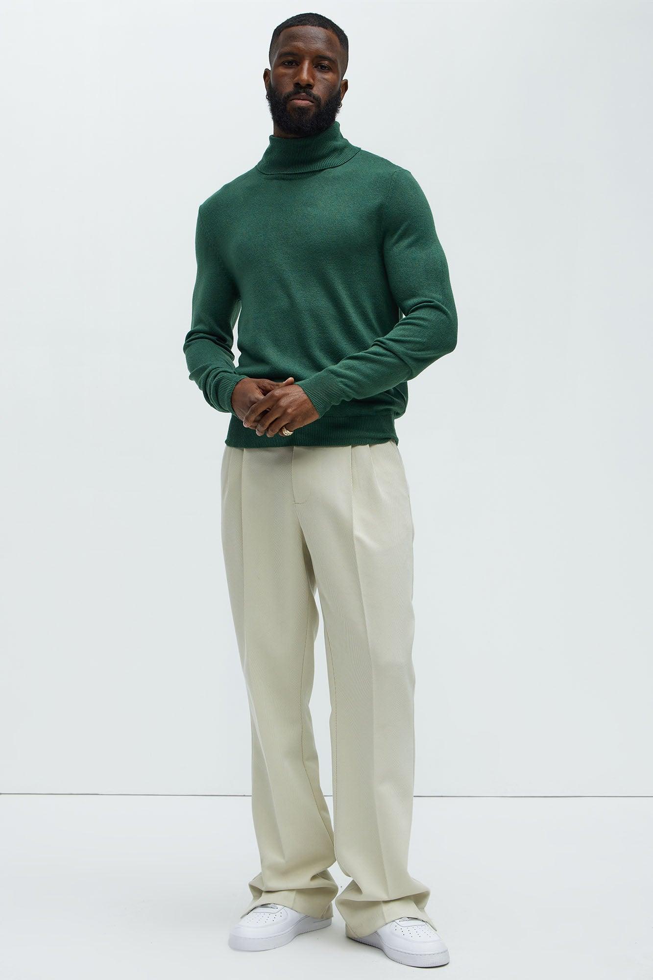 DeAngelo Turtleneck Sweater - Hunter Male Product Image