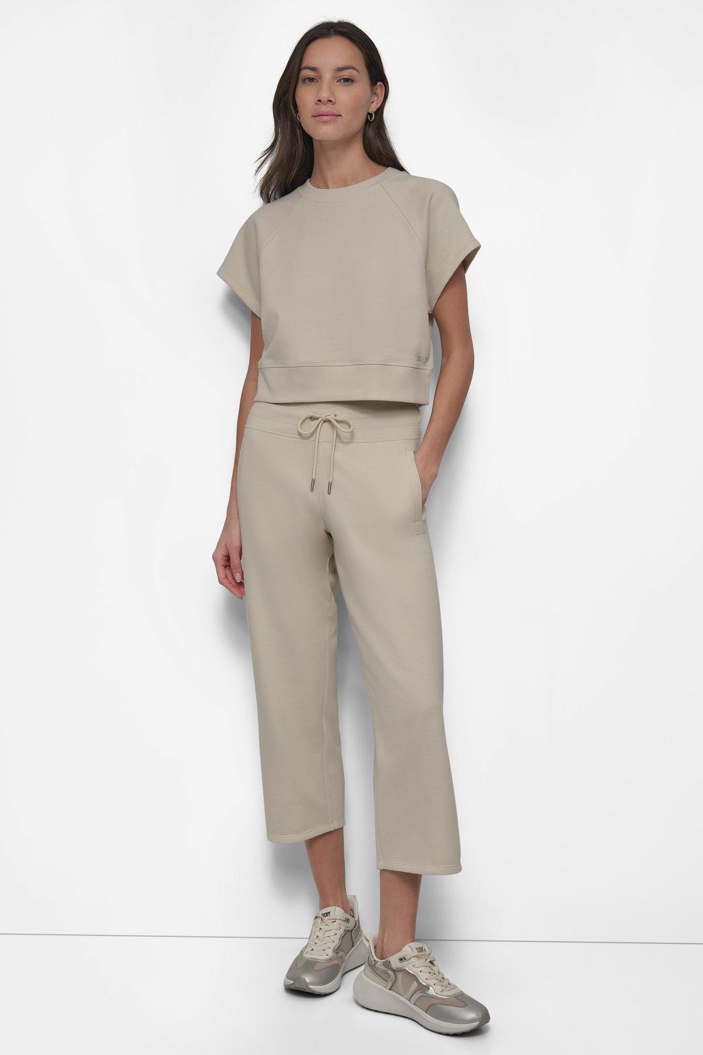 LOGO SHORT SLEEVE CROPPED PULLOVER Product Image