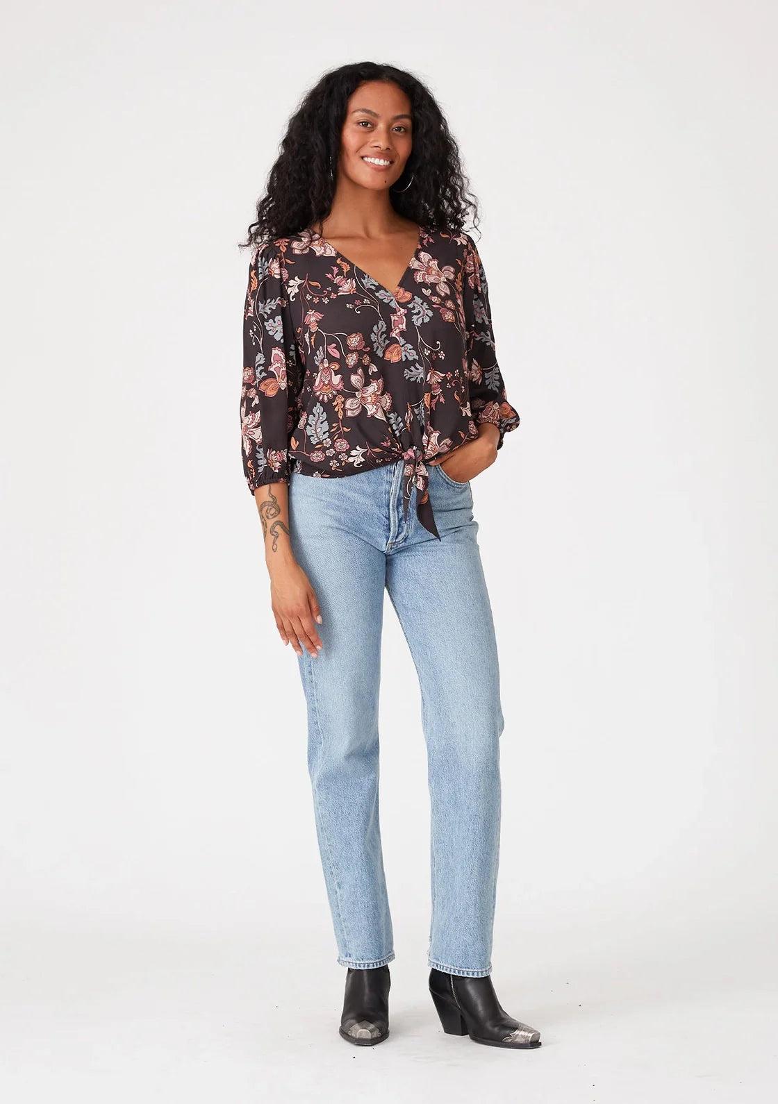 Winona Tie Front Blouse Product Image