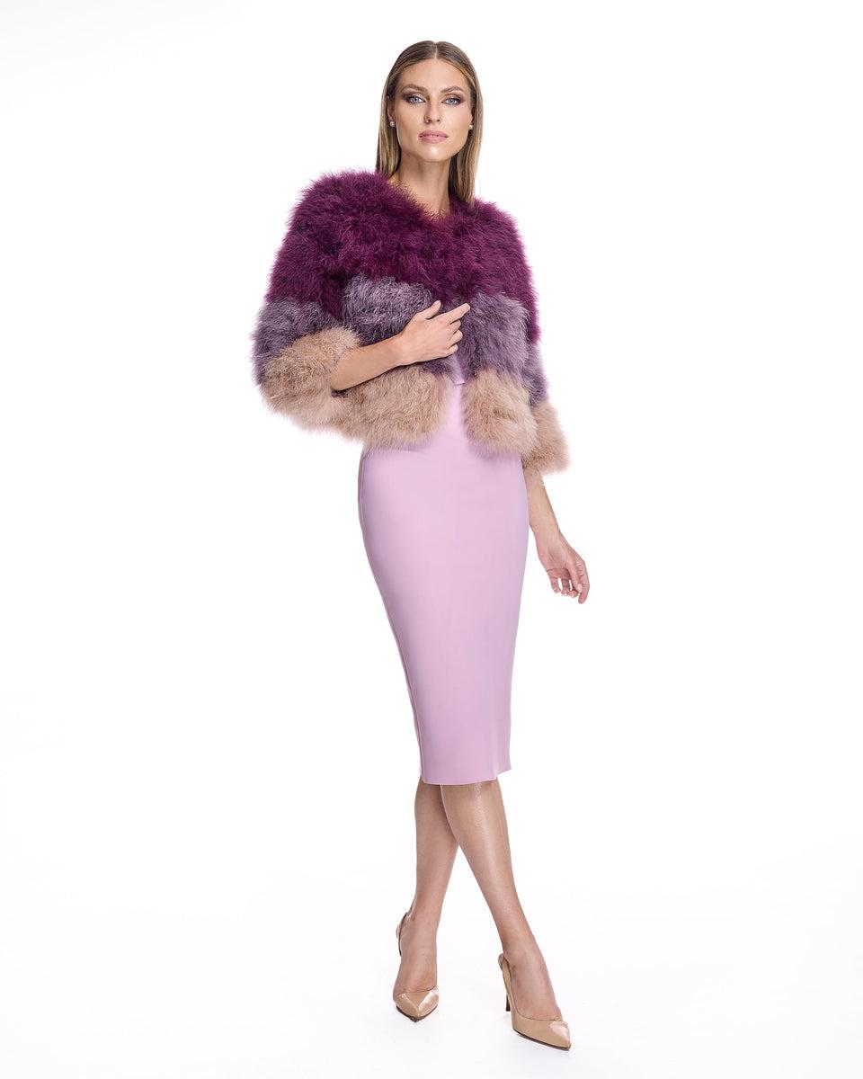 Collarless Feather Bolero Product Image