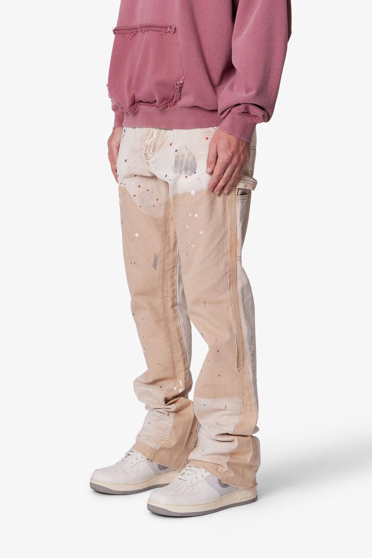 B243 Flare Denim - Khaki Product Image