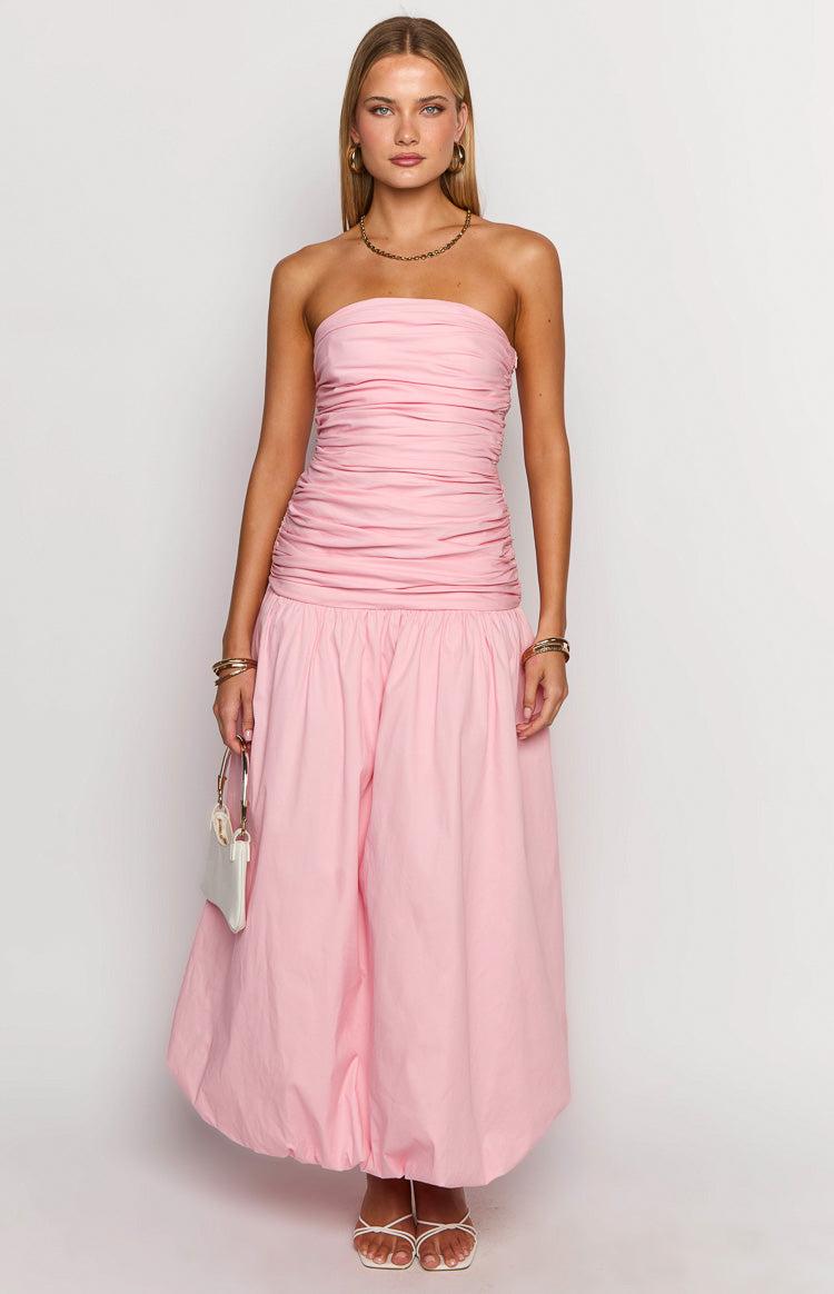 Boulevard Pink Strapless Maxi Dress Baby Product Image