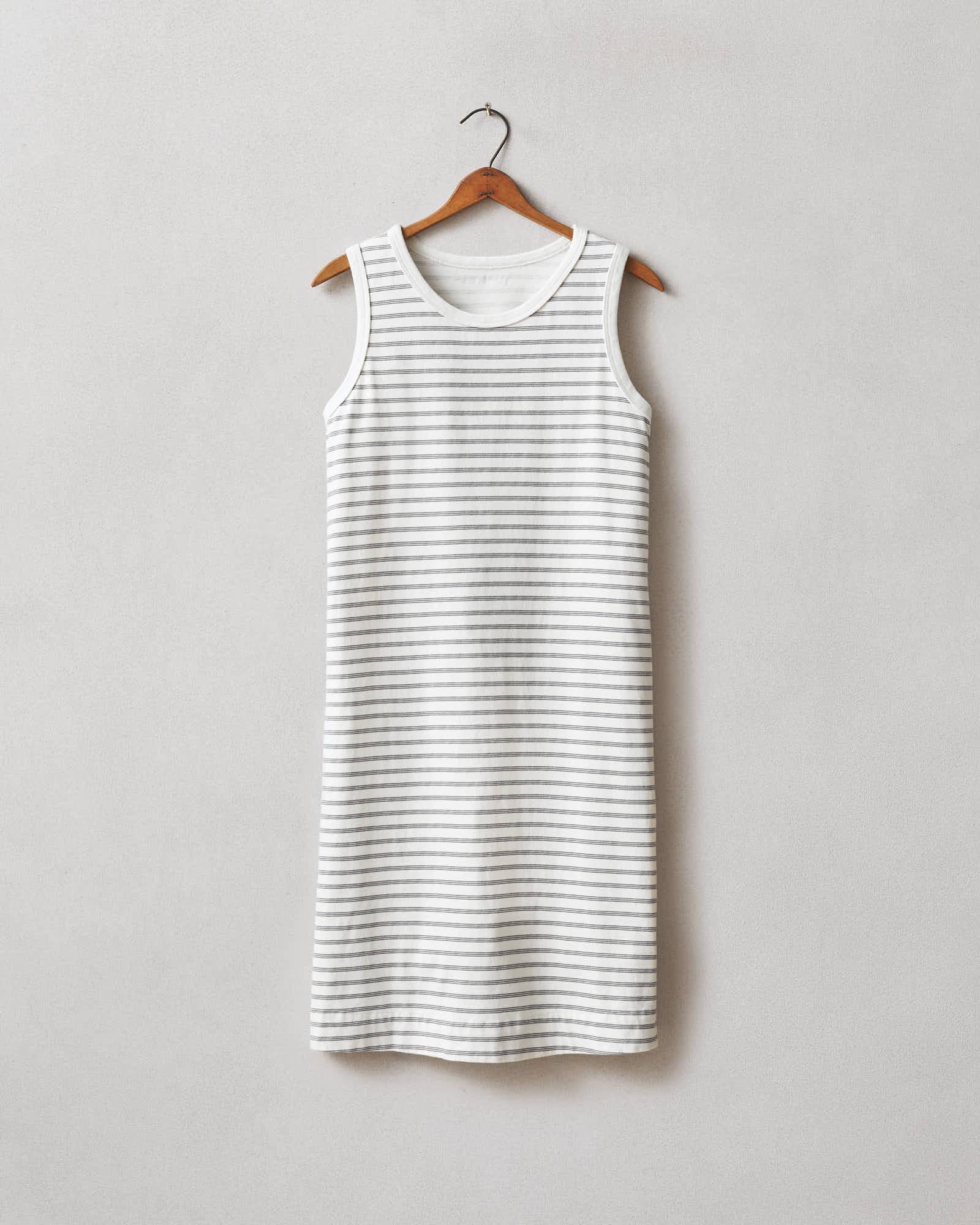 Women's Tank Dress - Flint Stone Stripe Product Image