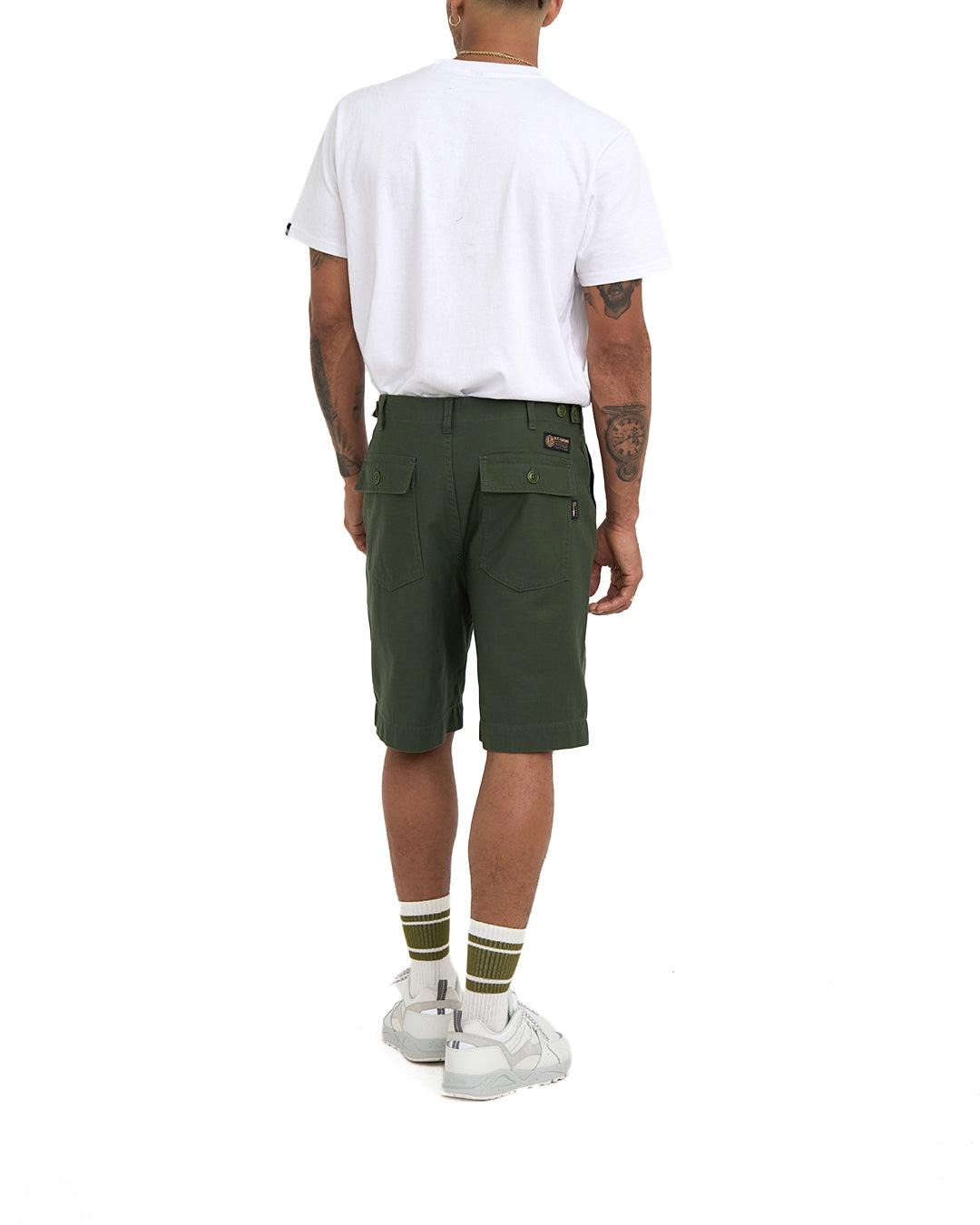Harris Cordura Fatigue Short - Olive Product Image