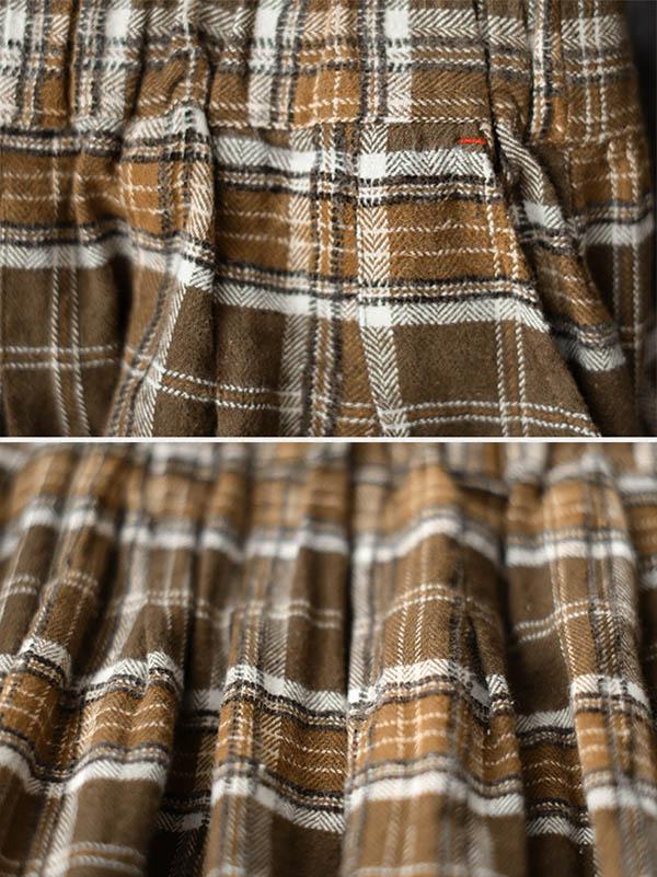 Artistic Retro Plaid A-Line Skirt Product Image