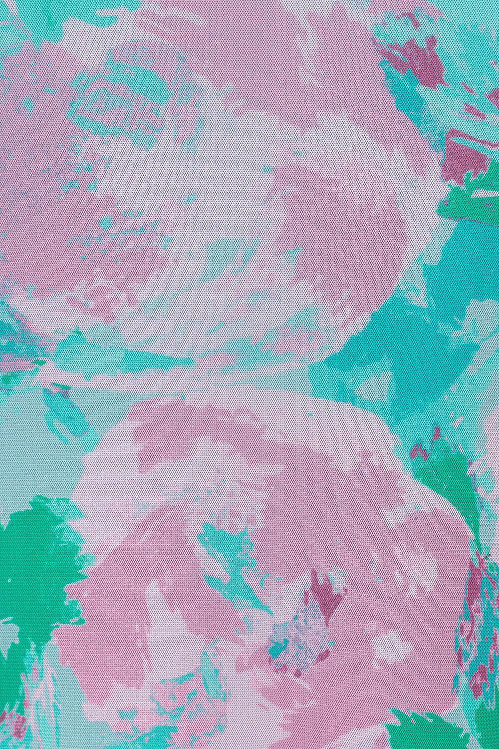 Teena Midi Skirt - Water Lilies Product Image