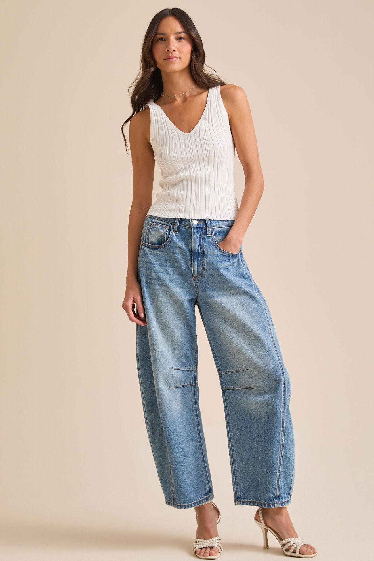 Anna Ribbed Tank Top Product Image