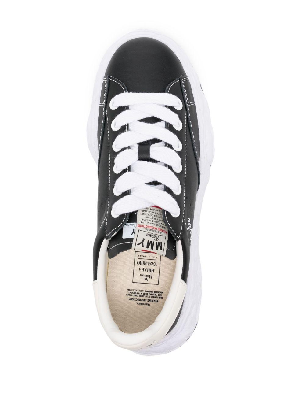 Charles lace-up leather sneakers Product Image