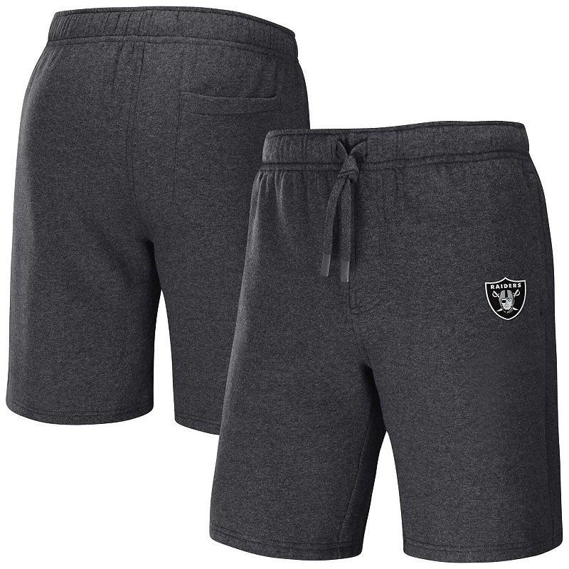 Men's NFL x Darius Rucker Collection by Fanatics Heather Charcoal New Orleans Saints Logo Shorts,  Product Image