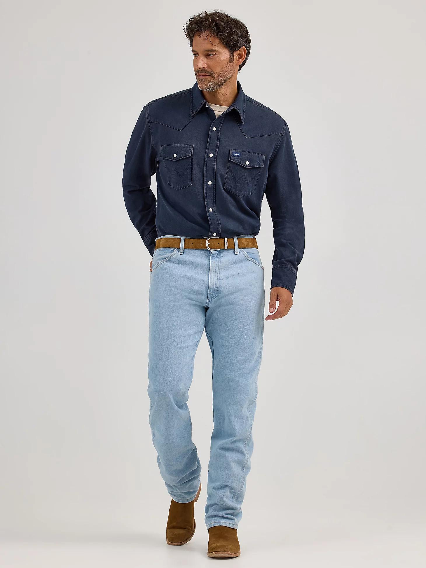 Vintage-Inspired Western Snap Workshirt | Men's SHIRTS | Wrangler® Product Image