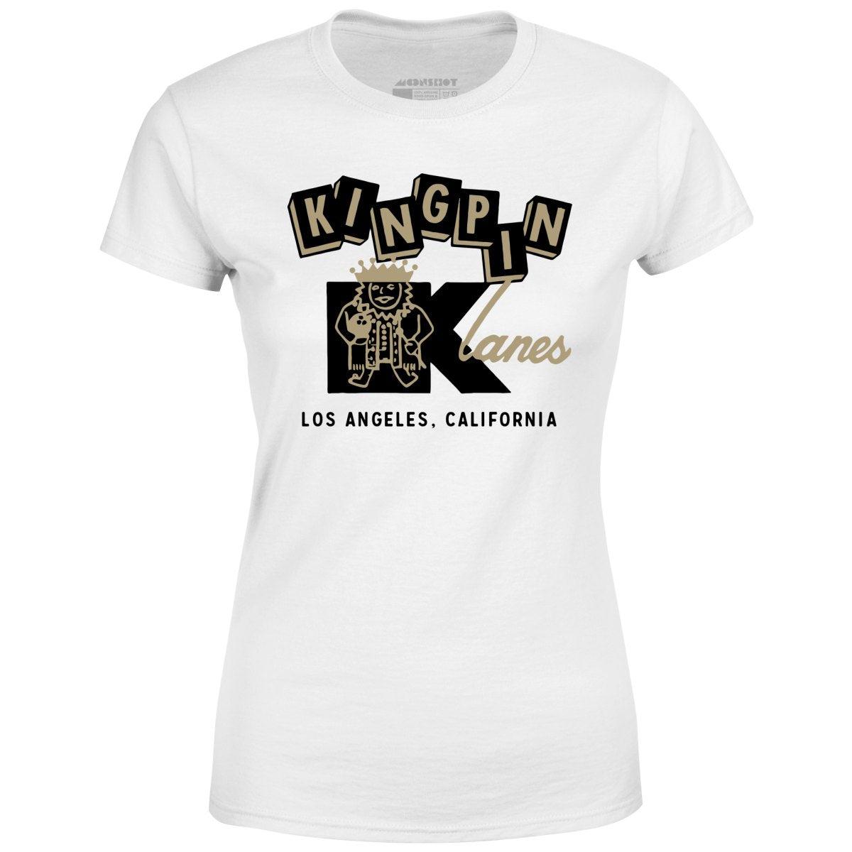 Kingpin Lanes - Los Angeles, CA - Vintage Bowling Alley - Women's T-Shirt Female Product Image