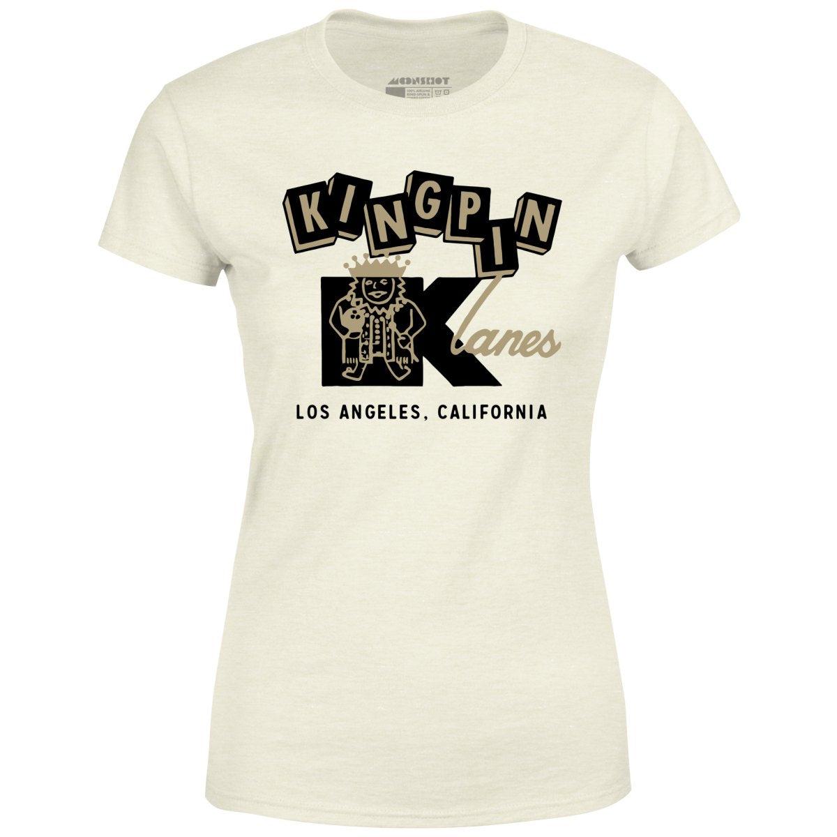 Kingpin Lanes - Los Angeles, CA - Vintage Bowling Alley - Women's T-Shirt Female Product Image