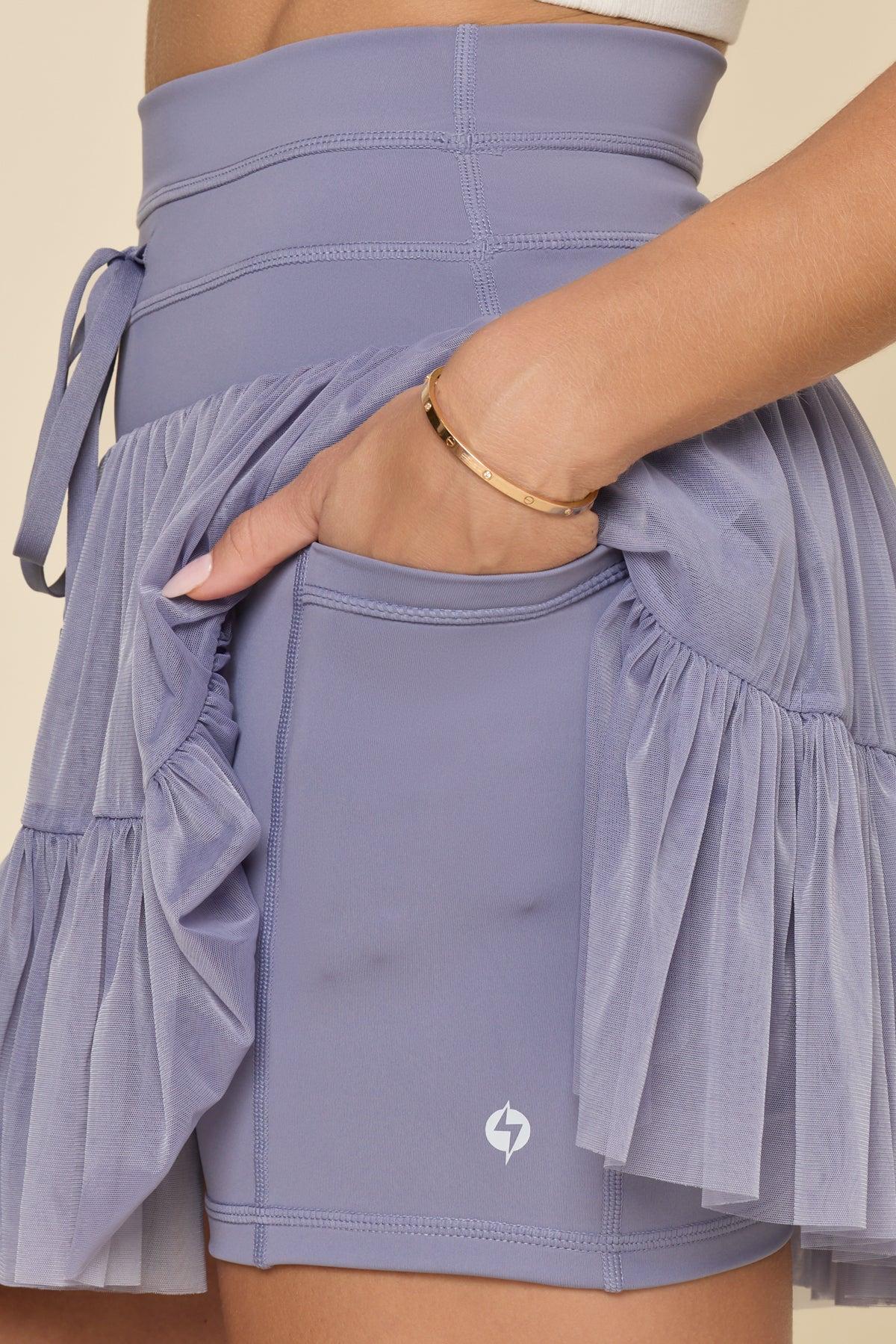 Pirouette Skort - Blue Mist Product Image