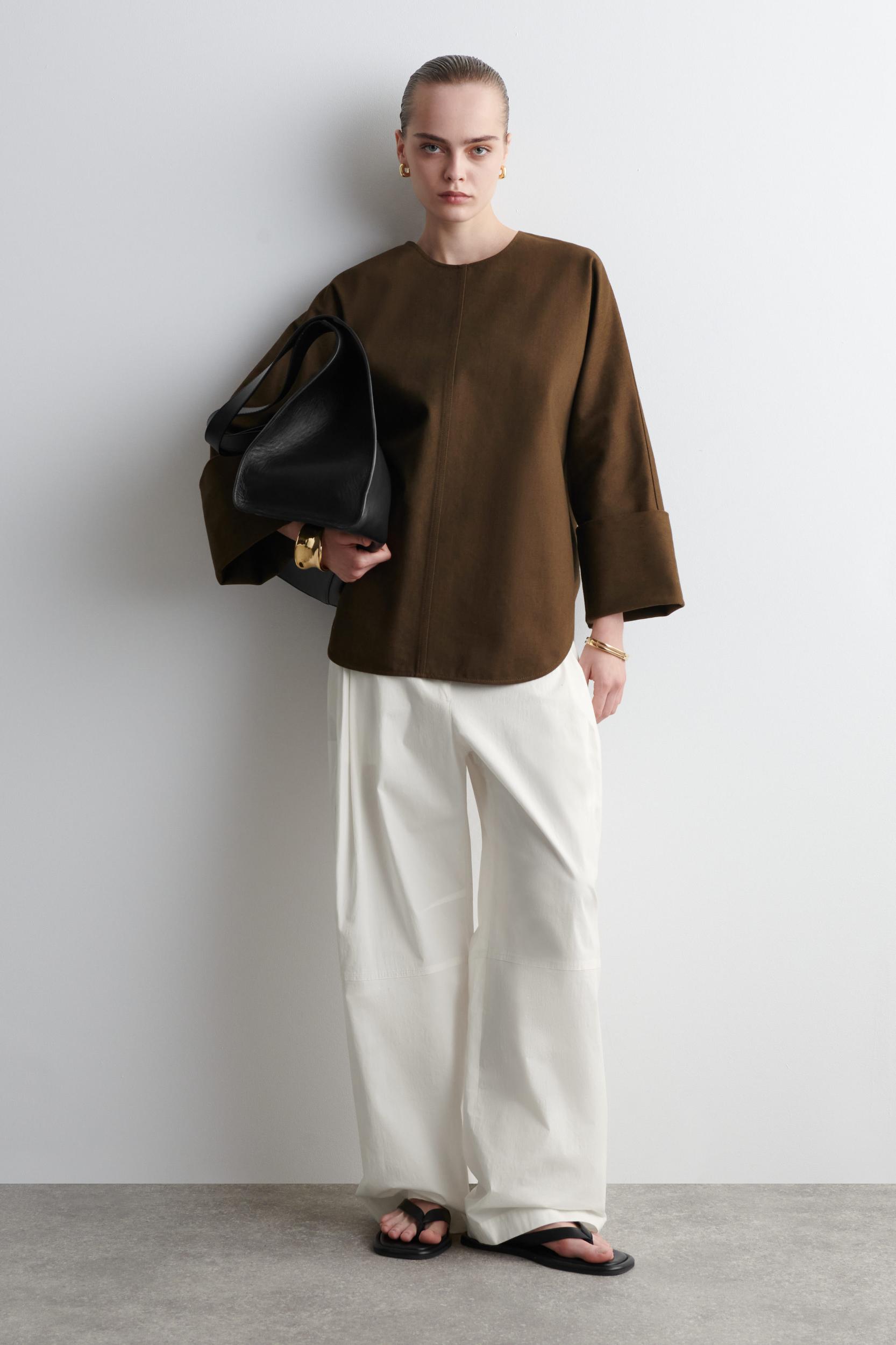 OVERSIZED DENIM TOP Product Image