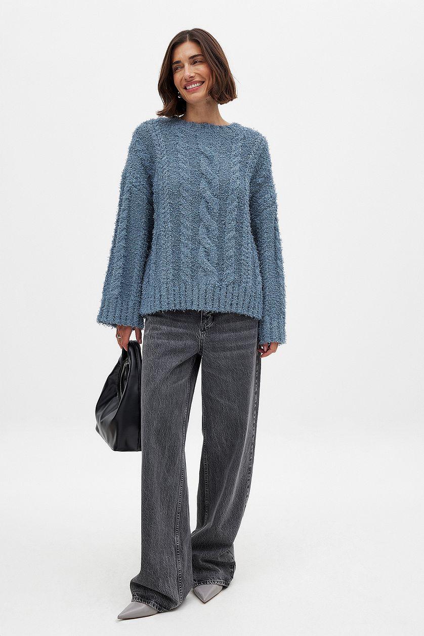 Low Waist Wide Leg Jeans Product Image