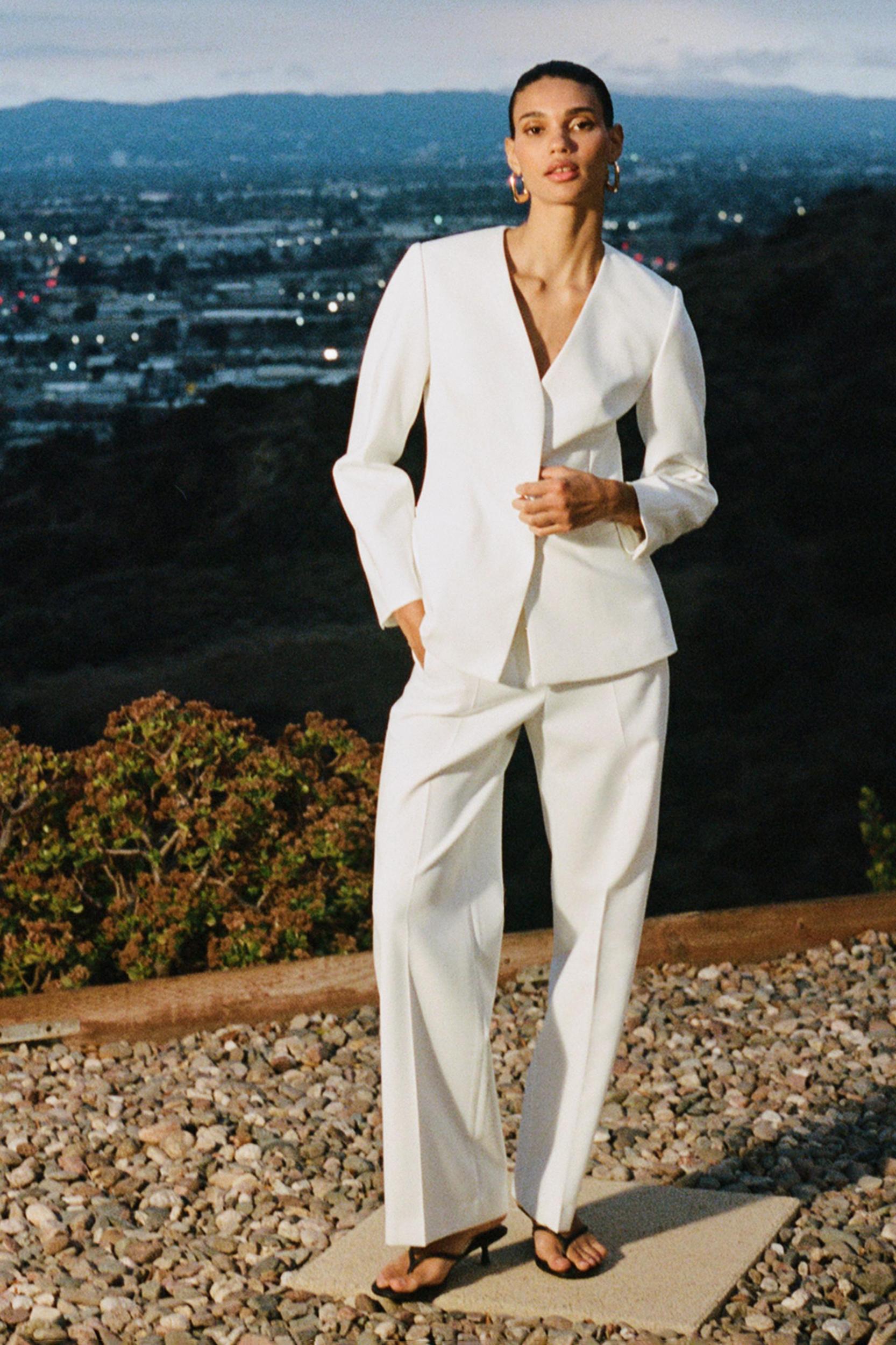 STRAIGHT HIGH WAIST PANTS Product Image