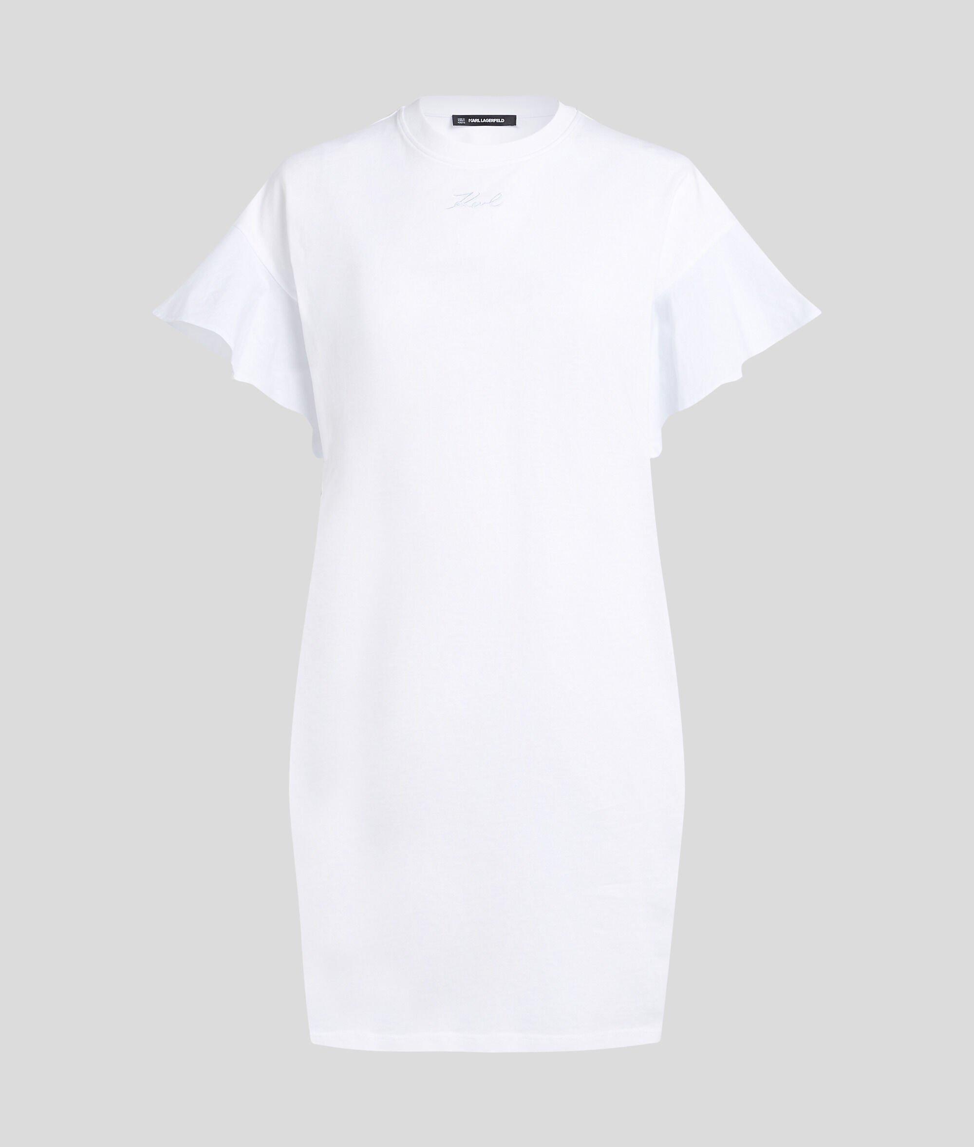 FABRIC MIX T-SHIRT DRESS Product Image