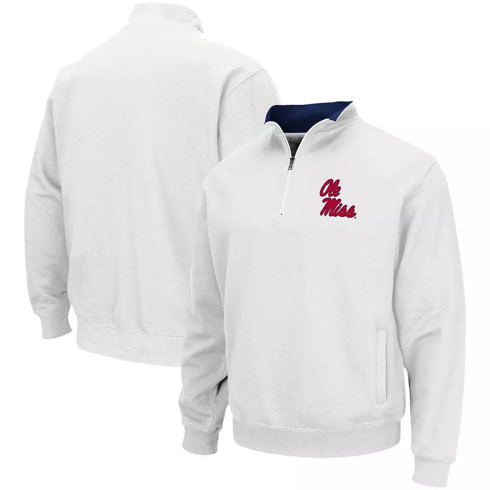 Men's Colosseum White Virginia Cavaliers Tortugas Team Logo Quarter-Zip Jacket,  Product Image