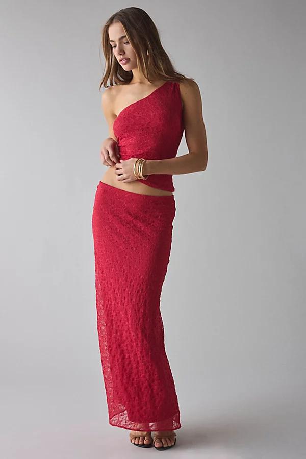 Urban Outfitters UO Harlow Lace Low-Rise Maxi Skirt Womens at Urban Outfitters Product Image