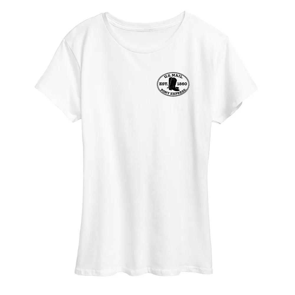 Women's USPS Pony Express Graphic Tee,  Product Image