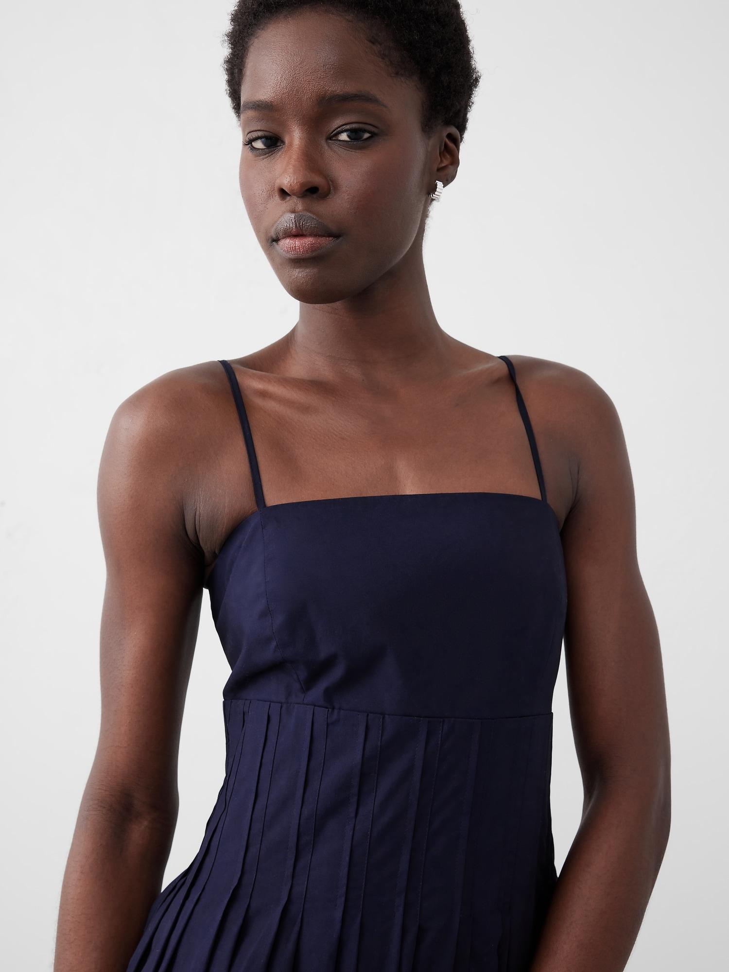 Pleated Midi Dress Product Image