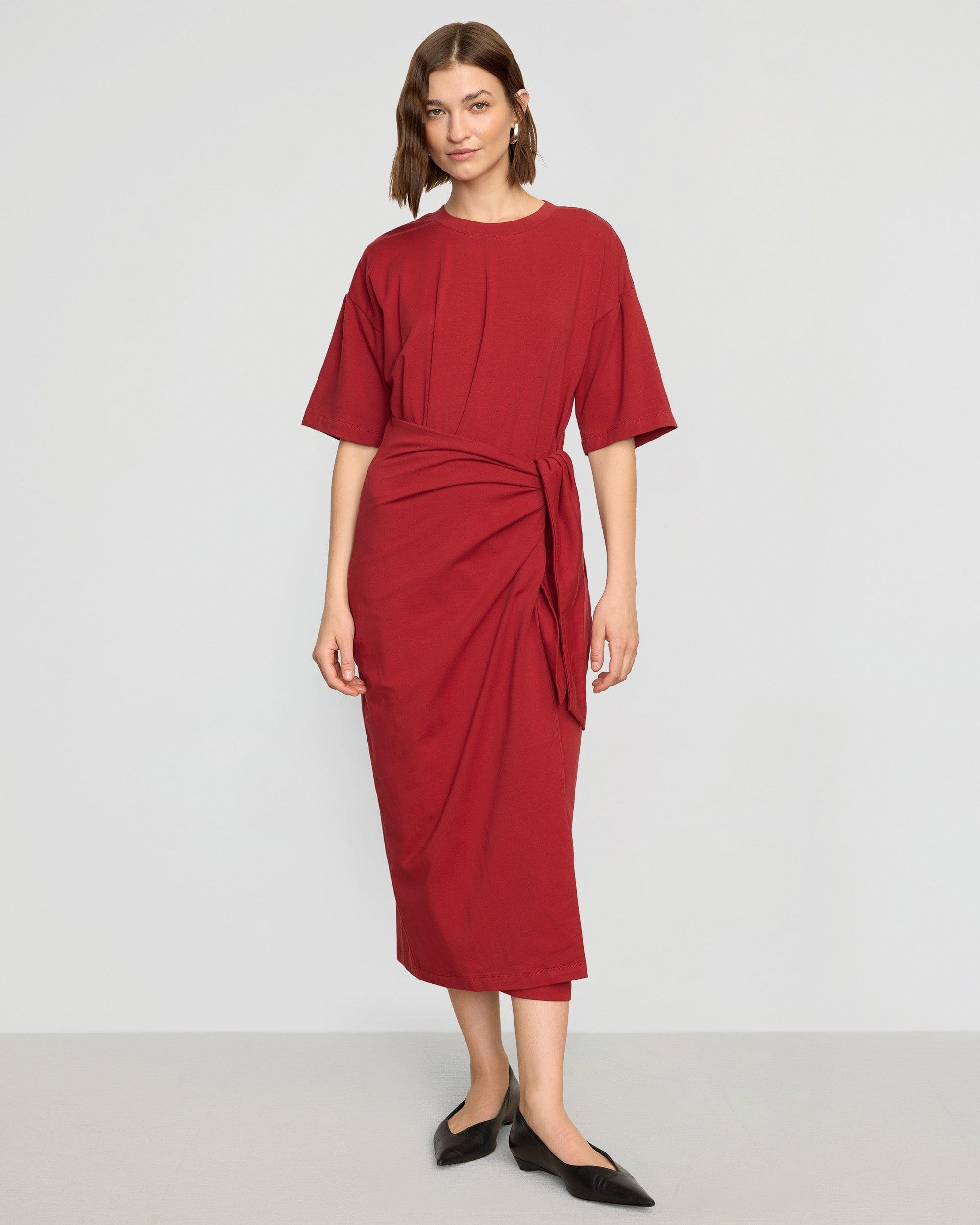 Noa Organic Cotton T-Shirt Wrap Dress Product Image