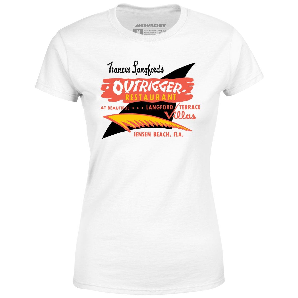 Outrigger - Jensen Beach, FL - Vintage Tiki Bar - Women's T-Shirt Female Product Image