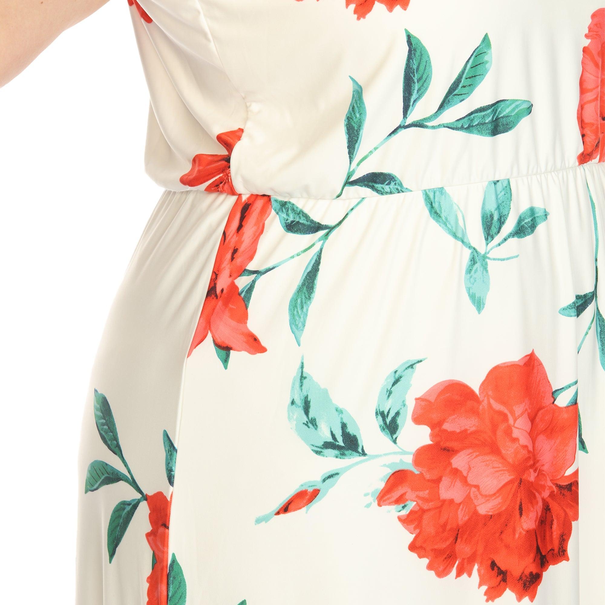 Floral Strap Maxi Dress - Plus Product Image