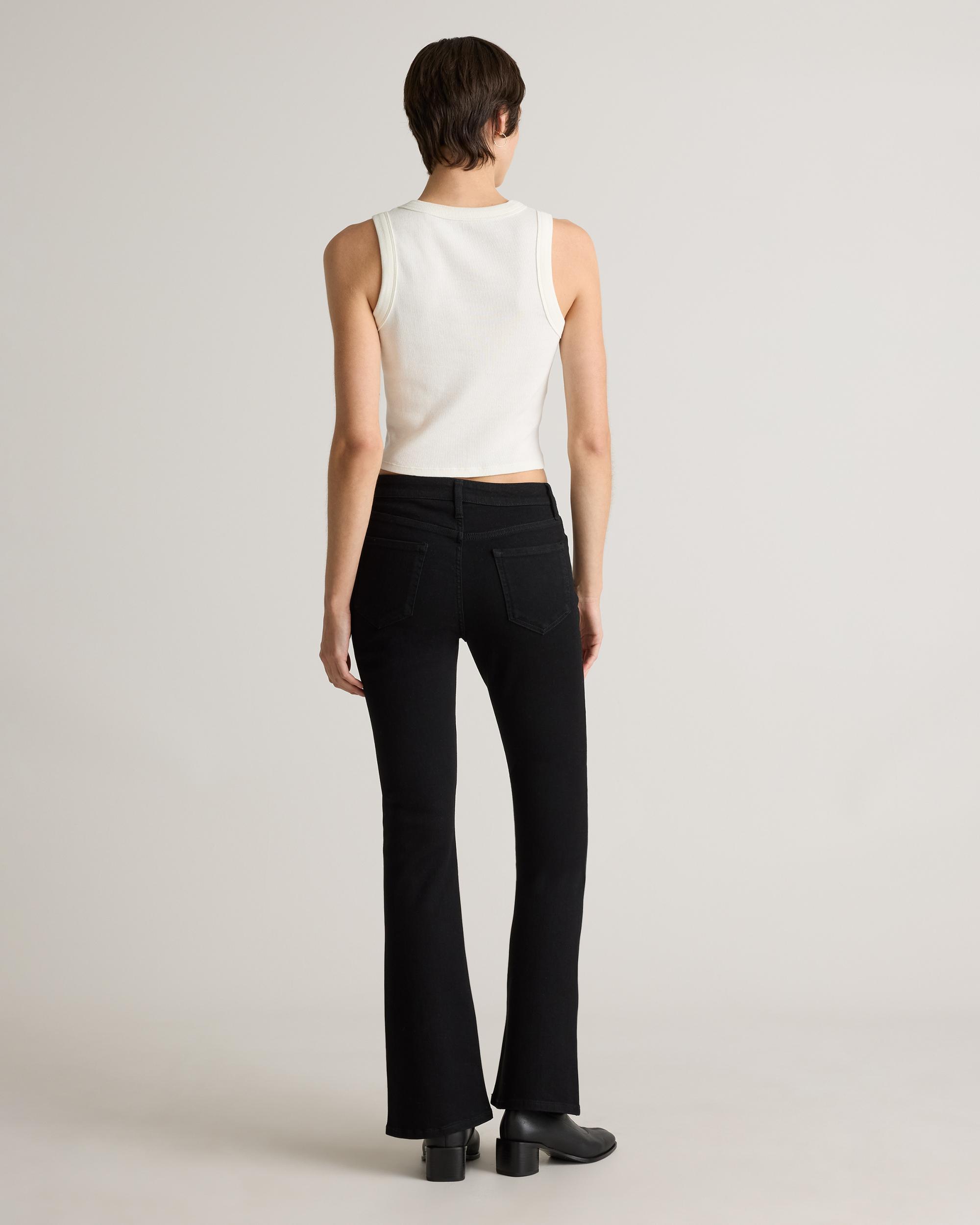 Quince | Women's Luna Stretch Flare Jeans Organic Cotton Product Image