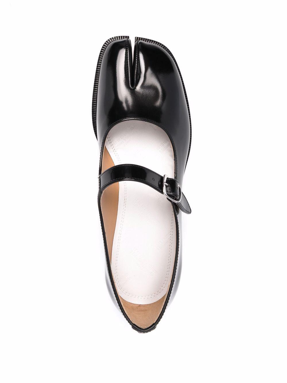 Tabi leather Mary-Jane shoes Product Image