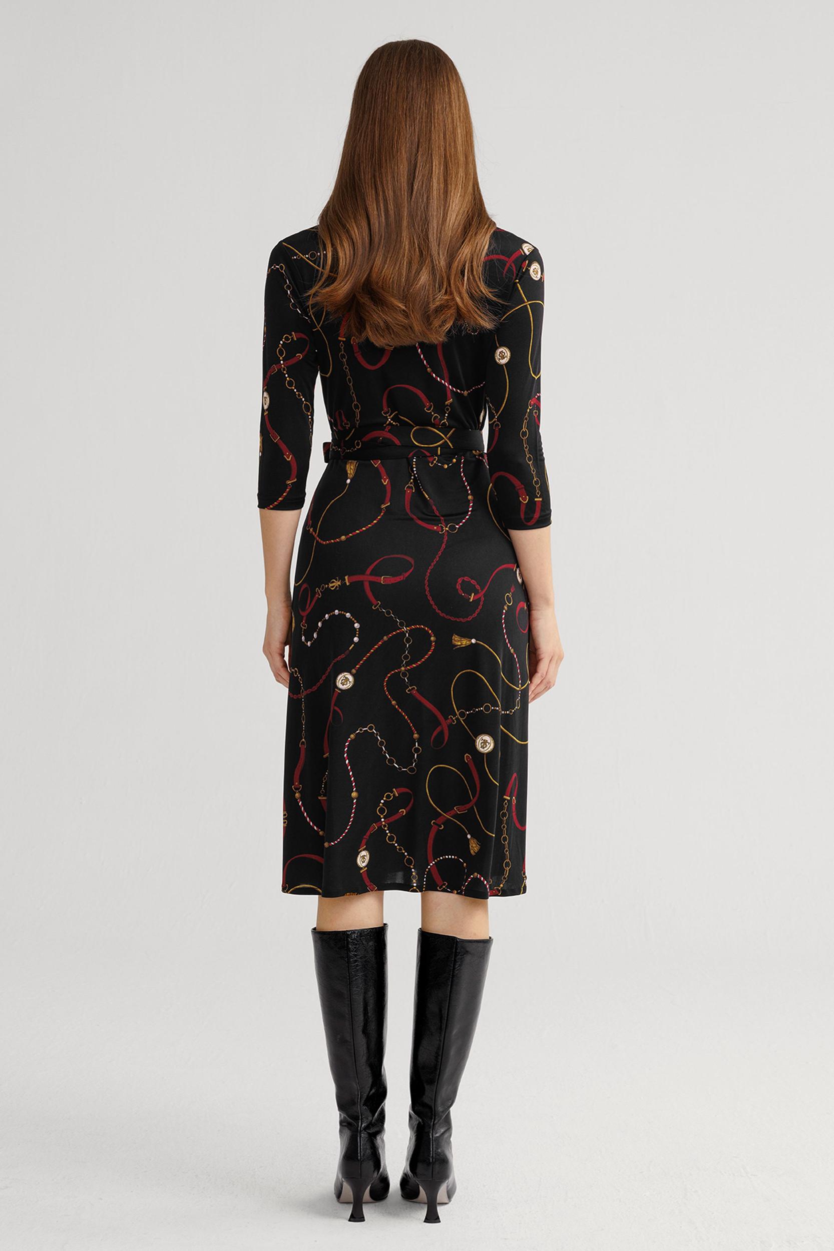 Louisville Print Wrap Dress Product Image