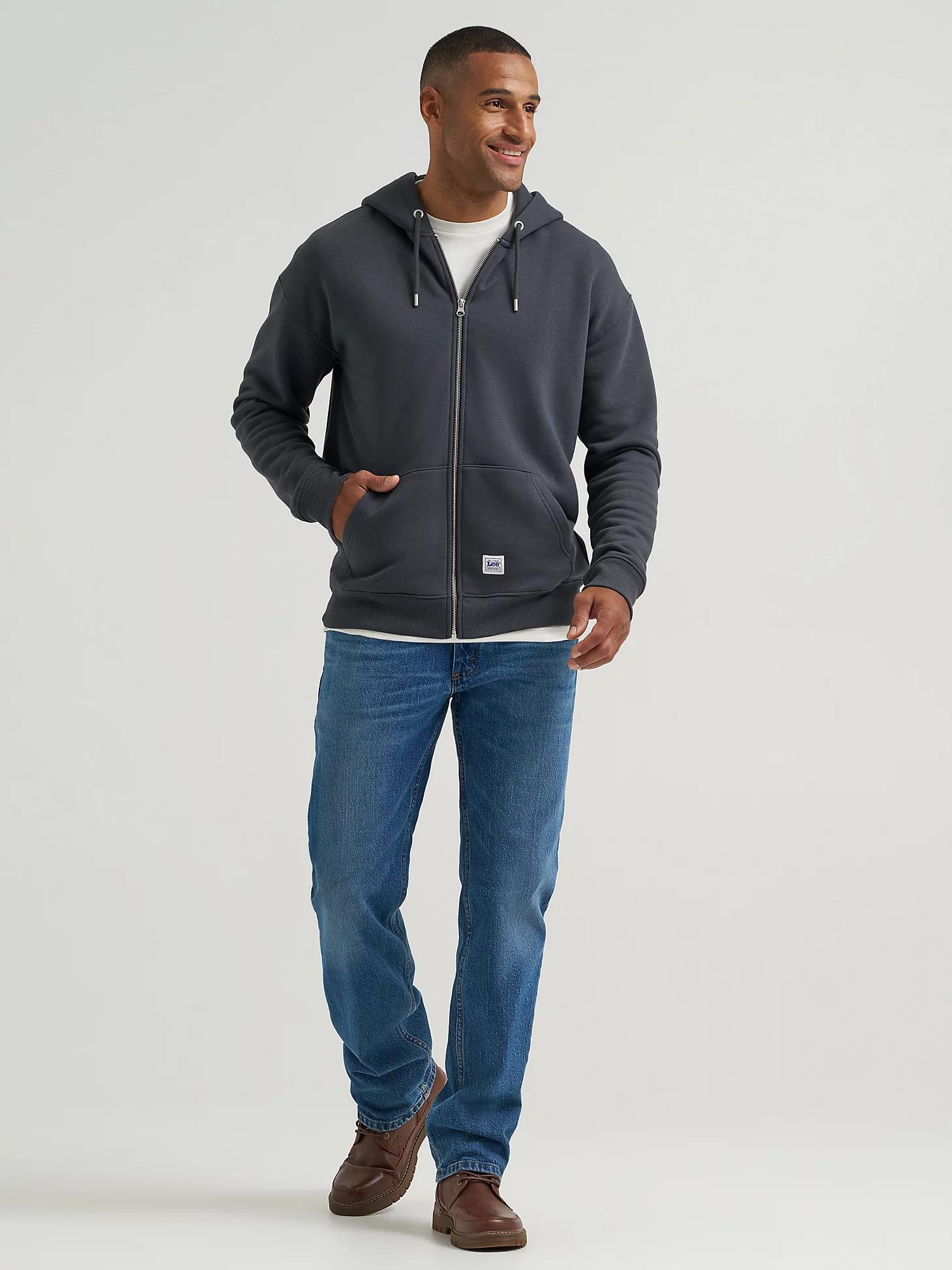 Men's Relaxed Fit Essential Workwear Full Zip Jacket | Men's Jackets & Outerwear | Lee® Product Image