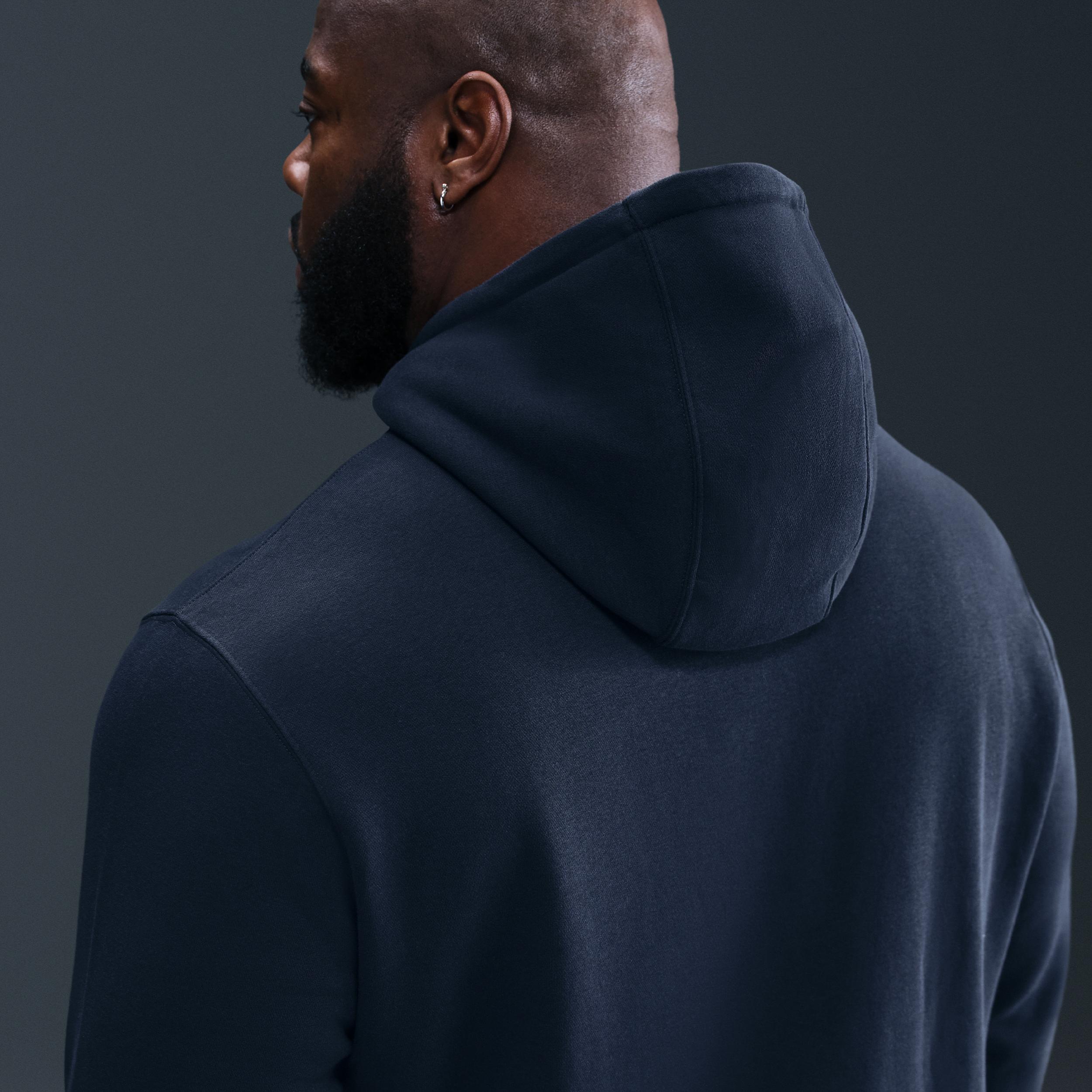 Nike Mens Club Pullover Fleece Hoodie | FN3859-451 Product Image