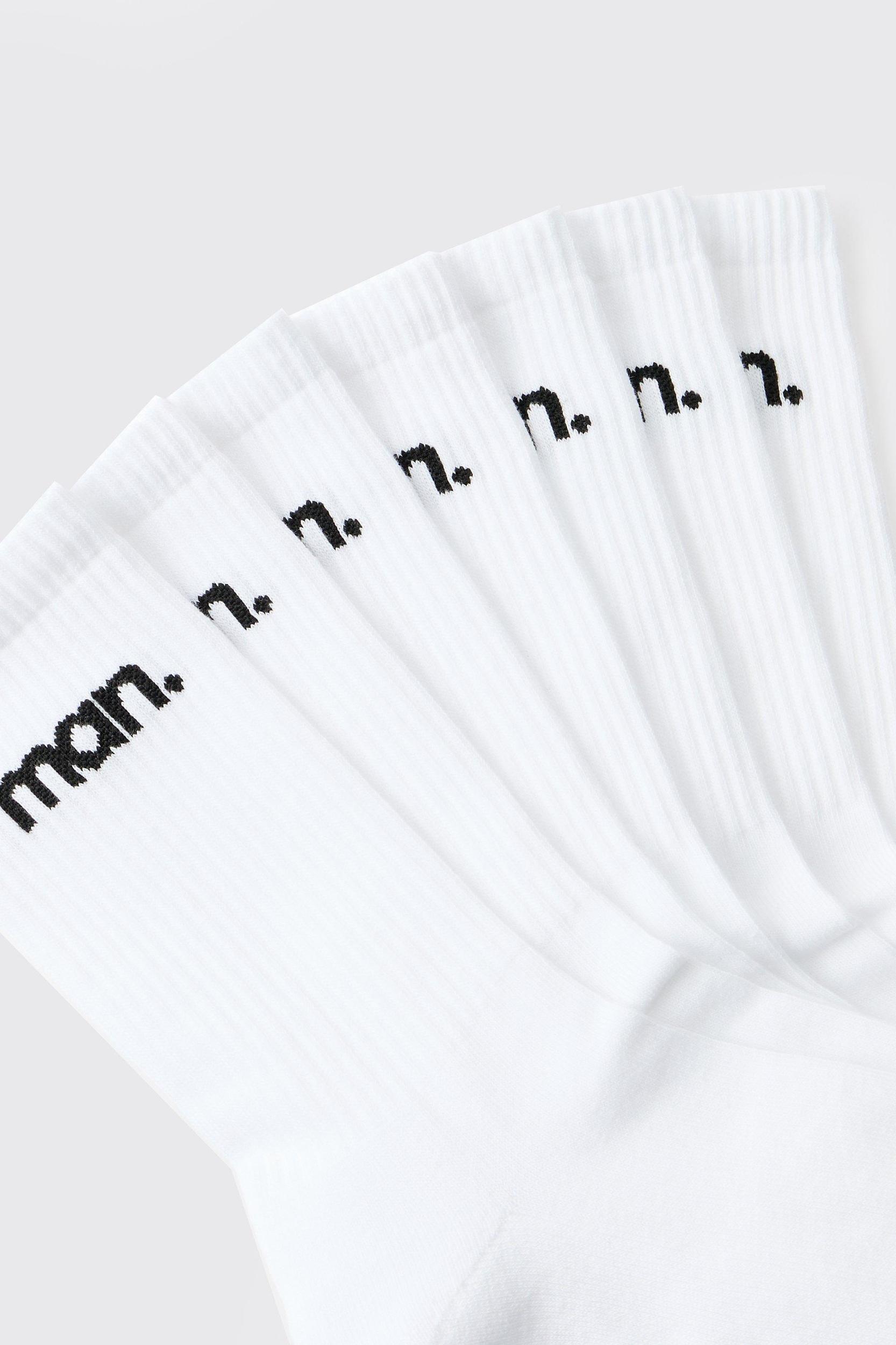 7 Pack MAN Sports Socks | boohooMAN USA Product Image