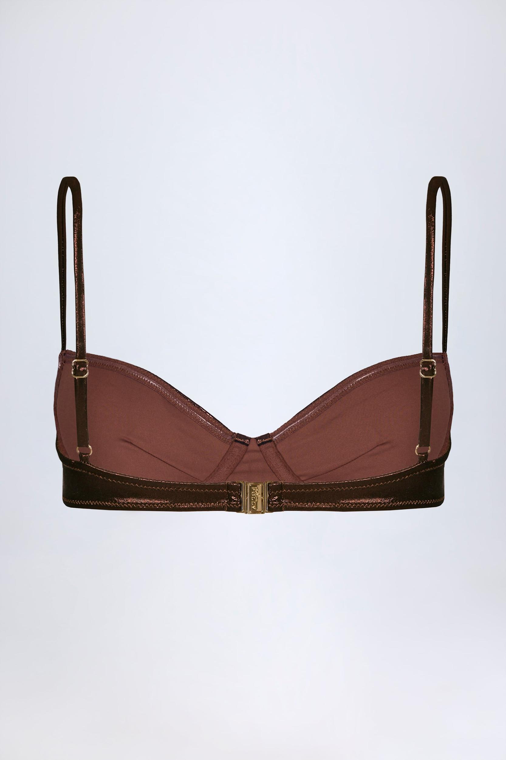 Underwired Bikini Top in Bronze Product Image